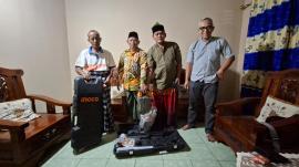 Tingkatkan Pelayanan Pemakaman, Pemerintah Kalurahan Ngunut Serahkan Bantuan Alat Jackhammer
